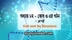 Chapter 01 Cell and Its Structure